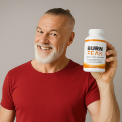 burnpeak review man holding bottle